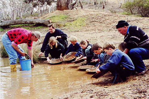 Gold Panning In Columbia, CA