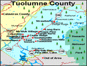 Tuolumne County Map